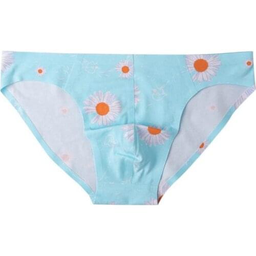 Mans underwear cuecas masculinas seamless gay ropa interior hombre underpants printed calzoncillos hombre sissy sexy lingerie