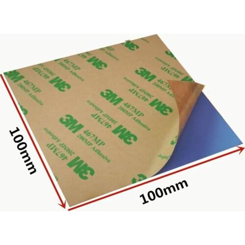 100*100mm 0.3/0.5/1/1.5/2/3mm Cooling Silicone Thermal Pad Sheet Double Sides Adhesive Laptop Computer CPU GPU 3W Silicone Pads