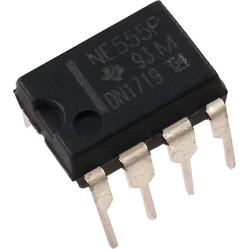 50PCS in-line NE555 NE555P DIP-8 8 feet single high precision 555 timer chip brand new