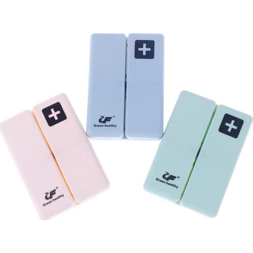 7 Days Pill Box Foldable Travel Medicine Holder Pill Box Tablet Storage Case Container Dispenser Organizer