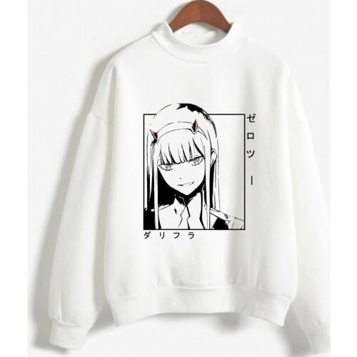 SUNOWE Zero Two Hoodies Solid Color Hooded Top Women Sweatshirt Long sleeved student Casual Hooded Streetwear