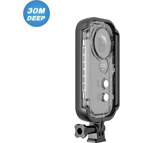 30m Dive Waterproof Housing Diving Case for Insta360 ONE X Panoramic Camera 30m Snorkeling Swimming Venture Protection Shell