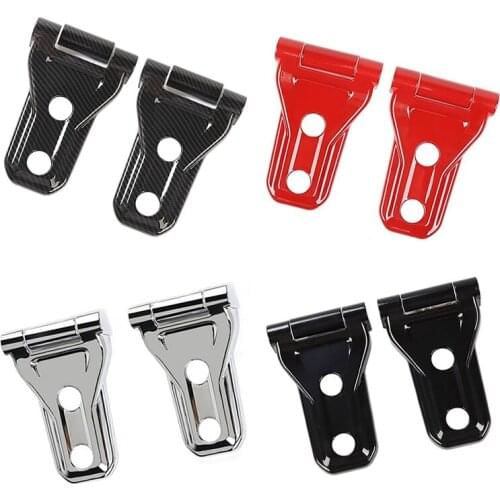 Car Engine Hood Hinge Protector Trim Cover Accessories for Jeep Wrangler JL Gladiator JT 2018-2021