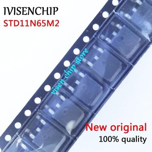 10pcs 11N65M2 11N65 STD11N65M2 MOSFET TO-252
