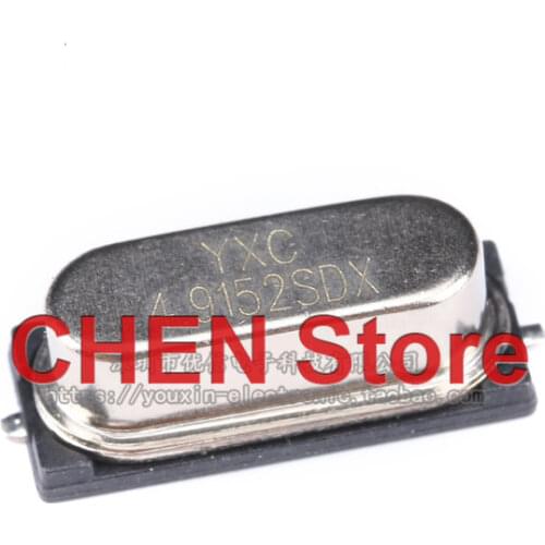 10pcs SMD passive crystal oscillator/HC-49SMD 4.9152MHz 20ppm 20PF X49SM49152MSD2SC
