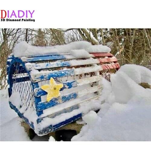 5D Diamond Painting Sunset/Love Beach DIY Round Full Diamond Embroidery Kit Landscape Home Decoration Crafts