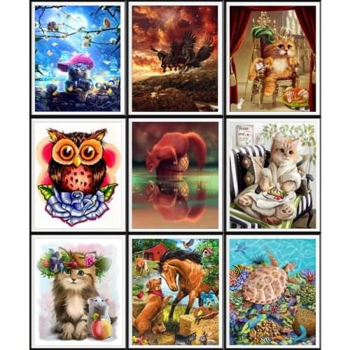 5d Diy Diamond Paintings, Diamond Embroidery Mosaics, Rhinestone Pictures, Resin Animals, Home Decoration Crafts