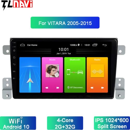 9 INCH Android 10 Head Unit For 1SUZUKI GRAND VITARA 2005 2006 2007 2008-2015 Radio Audio Car GPS Multimedia Player