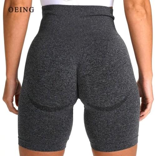 Seamless Yoga Shorts Women Sport High Waist Hip Push Up Leggings Soft Fitness Running Shorts Tummy Control Workout Gym Shorts