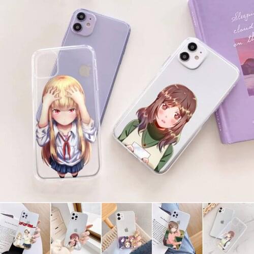 Joshikousei no Mudazukai anime Phone Case For iphone 12 11 mini x xs xr pro max 8 7 6s 6 5 5s 5c se plus Transparent soft