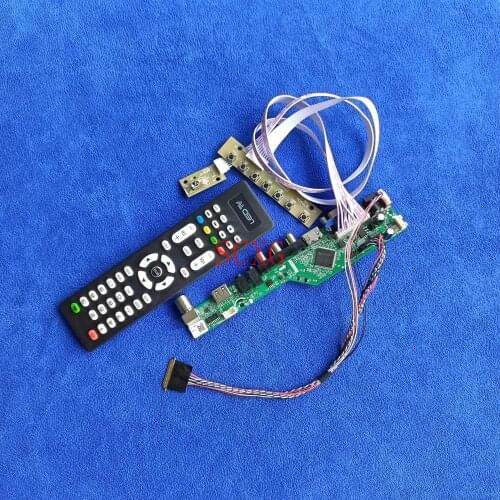 DIY Kit LED/LCD HDMI-compatible VGA USB AV Analog signal 1024*600 LVDS-40Pin Matrix controller drive board For HT101WSB/LP101WSA