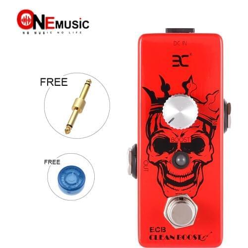 EX Bass Micro Pedal ECB Bass Clean Boost Bass Effect Pedal Full Metal Shell True Bypass Bass Pedal