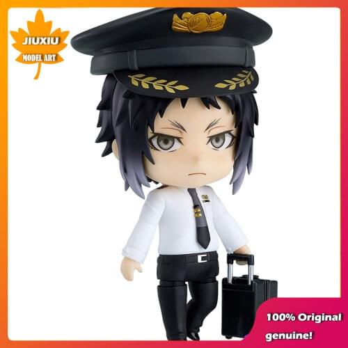 Bungo Stray Dogs Ryunosuke Akutagawa aircraft commander Q version figma Action Figure Anime Figure Model Toys Figure Doll Gift