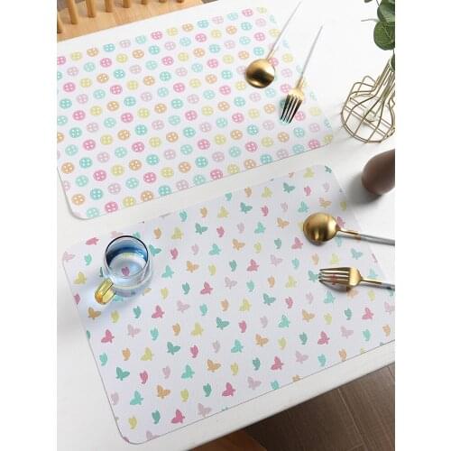 Korean-style thickened cotton hemp mat bowl mat western table mat cloth anti-scald heat insulation mat table mat fabric non-slip