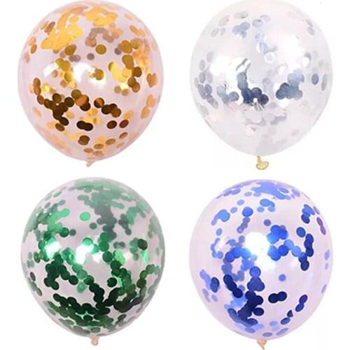 Confetti Latex Balloons Birthday Decoration 12 Inch Number Balloon Kids Party Baby Shower Decor Globos Birthday Decoration