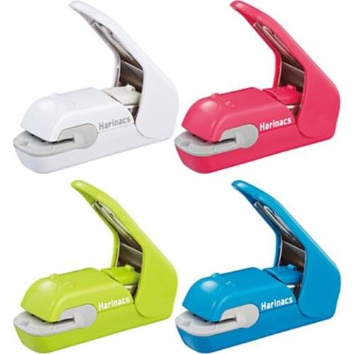 KOKUYO Harinacs Mini-clamp Needleless/Staple-Free Stapler Creative Press Embossing Stapler For 5 Sheets Stationery Safe Portable