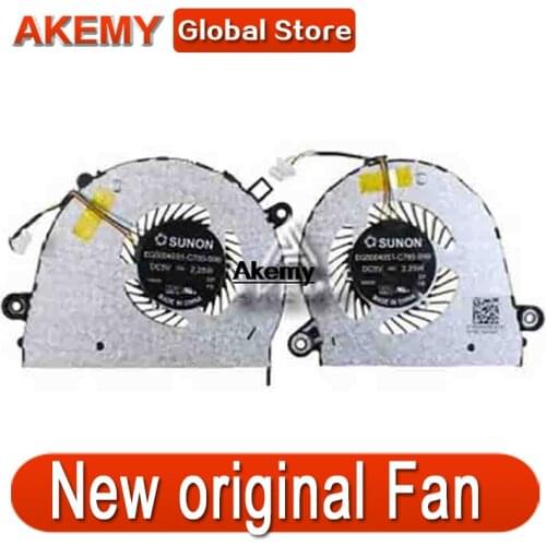 New original CPU GPU COOLING FAN For Lenovo YOGA 710 710-14 710-15 710-14isk 710-15IKB FAN COOLER FHJC DC28000HYF0 AT1JI0020F0