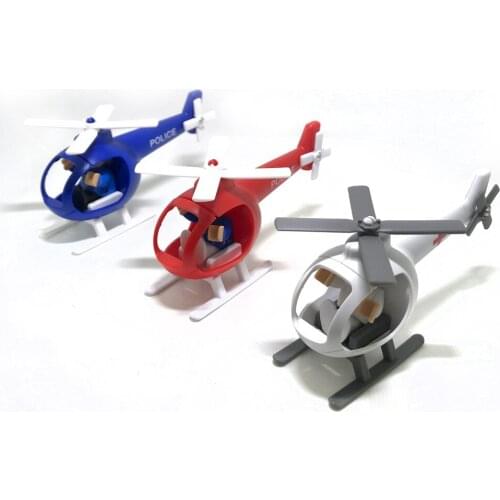 Plastic Helicopter toy rescue game scene combination child transport toys wooden track toy car game scenes Multi-color optional