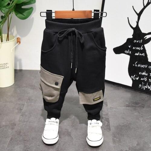 Boys Casual Pants 2019 Spring New Children Sport Pants Kids Boys Trousers Boys Harem Pants Baby Boy Clothes Kids Pants 3-8Y