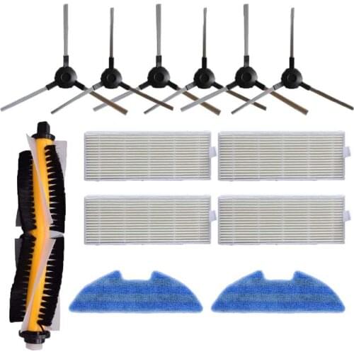 Dust Hepa filter Side Brush Mop Pad Main Brush for Proscenic VSLAM-811GB VSLAM-911SE Robotic Vacuum Cleaner Spare Parts