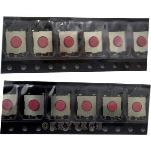 100piece Touch Switch key For Peugeot for vw for bmw for Citroen Tactile Push Button Switch Car Key 6.2*6.2*2.49