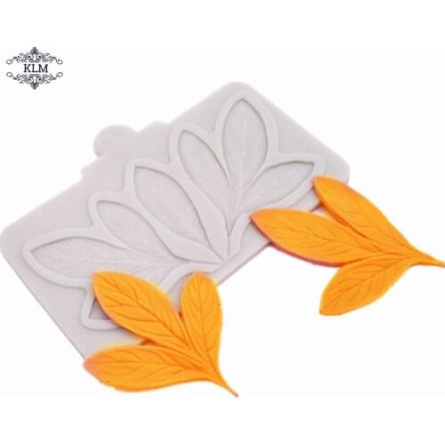 Plant leaf type silicone mold cake tool for cake decoration cocina accesorios de coci...baking mold KLM