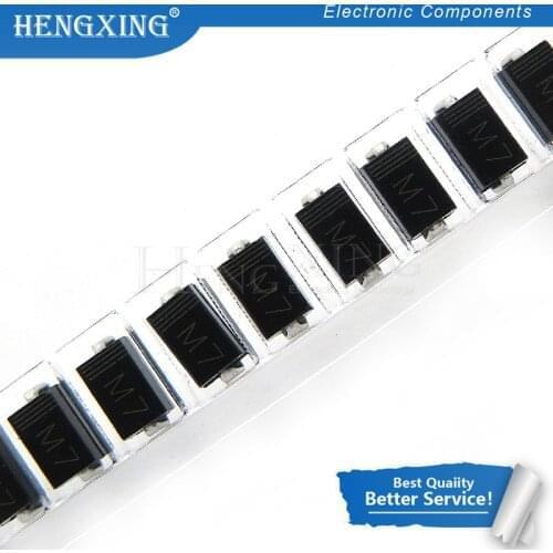 50pcs/lot SMA Rectifier diode 1N4001 M1 1N4004 M4 1N4007 M7 FR107 RS1M FR207 RS2M HER108 US1M SF18 ES1J SF14 ES1D DO-214AC