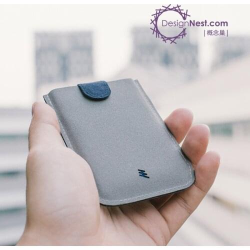 2019 New Card holder DAX V2 Mini Slim Portable Paper Holder Pulled Design Men Wallet Color Slope 5 Cards Short Money women Purse