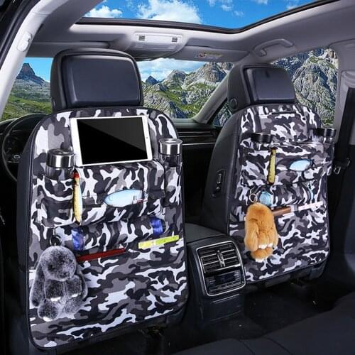 Car storage car organizer car seat storage bag storage box seat cover stowing tidying car cushion back seat bag