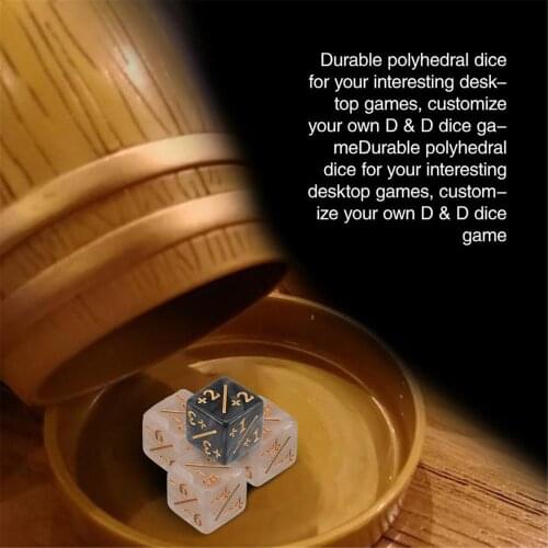Top selling 10x Dice Counters 5 Positive +1/+1 & 5 Negative -1/-1 For Magic The Gathering Table Game Funny Dices High Quality