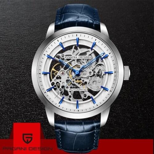 PAGANI DESIGN Fashion Luxury Watch Top Brand Automatic Mechanical Mens Watches Casual Skeleton Dial Wristwatch Relojes Hombre