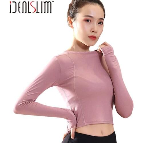 Женские футболки с длинным рукавом IDEALSLIM China At AliExpress
