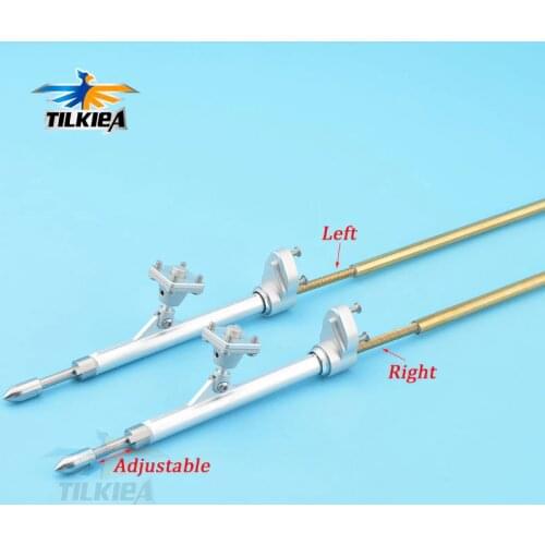 Left/Right 4.76mm 3/16'' Flex Cable Shaft Bracket Strut Drive Dog Prop Shaft/Nut Gasket Brass Tube Plastic Pipe For RC Boat