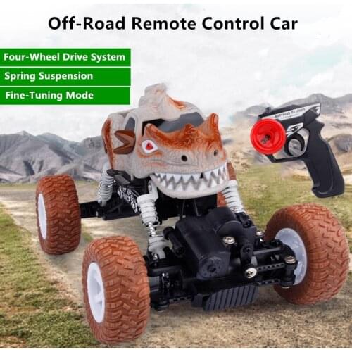 High-Speed RC Off-Road Climbing Car 12mins 1:20 Crashworthy With Light Spring Shock Absorber Remote Control Childrens Toy Car