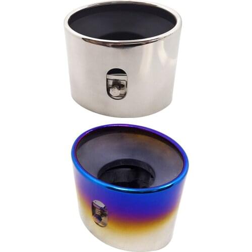 Car Retrofit Exhaust Emission Mufflers Accessories For Honda Accord 2008 2009 2010 2011 2012 Car Exterior Styling 3.94 inch Long