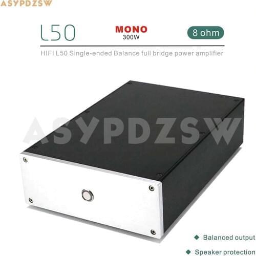 HIFI L50 Mono Single-ended balance Full bridge power amplifier With SPK protection