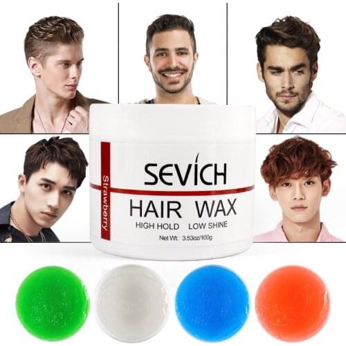 Sevich Four Taste Hair Wax Hair Dry Styling Wax Salon Product Strong Hold Hair Gel Wax For Hair Men Long lasting 100g Hair Cream