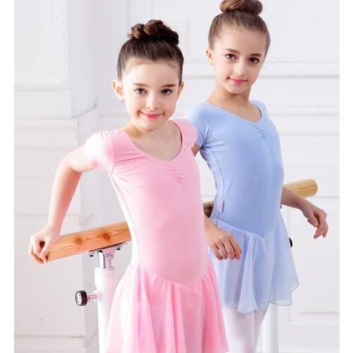 New Children Ballet Dancing Dress Girls Dance Practice Jumpsuit Kids Dancing Costume Childrens Day Performance Dress B-3060