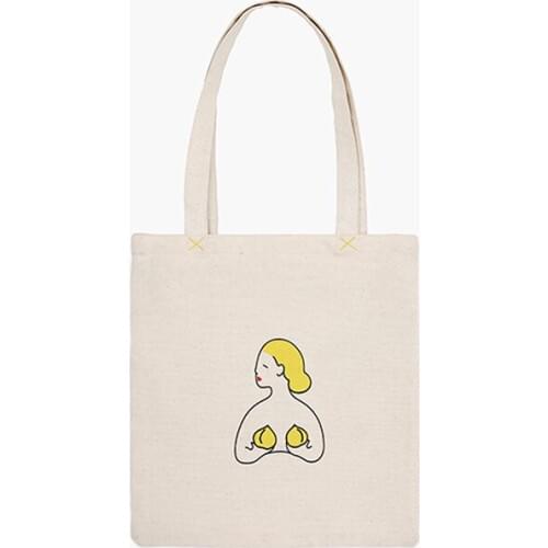 MOREUSEE fresh and original cotton peach bra shoulder bags for girls in FRUIT BRA series(FUN KIK)