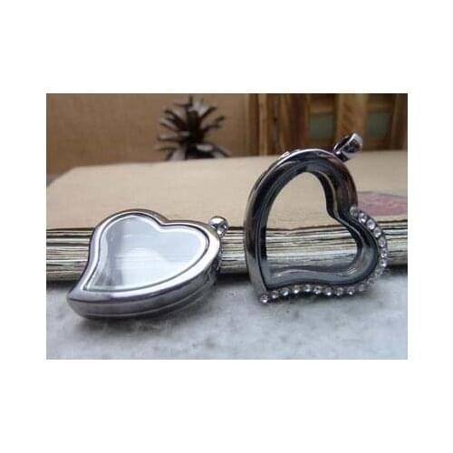 Zinc alloy pendant jewelry accessories diy handmade material charms heart29 * 34mm
