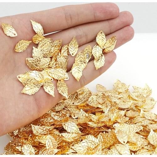 20pcs/Lot 18*10mm DIY Floating Charms Metal Charms Stamping Leaf Earring Charms Pendants for Jewelry Making Home Decoration