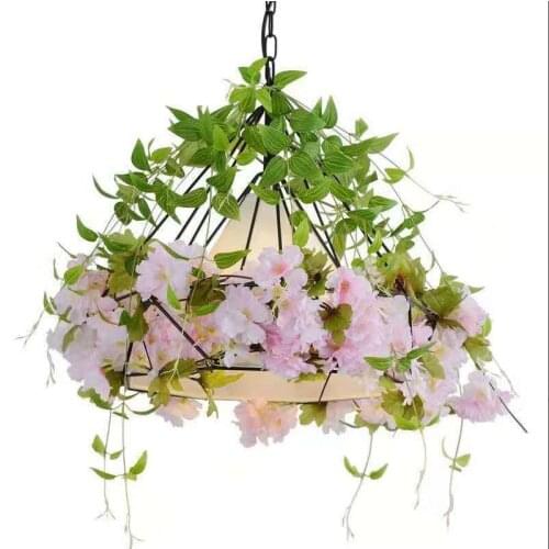 Pendant Lamp Artificial plant chandelier balcony garden personalized decorative lights Restaurant Canteen Coffee shop Lamp