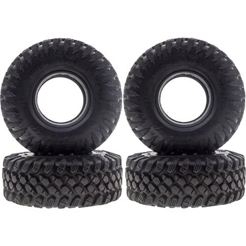 RC 2.2 inches 128mm Tire Skin Wheel Tire for SCX10 TRX-4 RGT RC Crawler Car Accessories