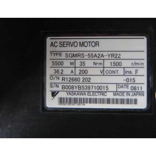 AC SERVO MOTOR SGMRS-44A2A-YR22 NEW ORIGINALFREE