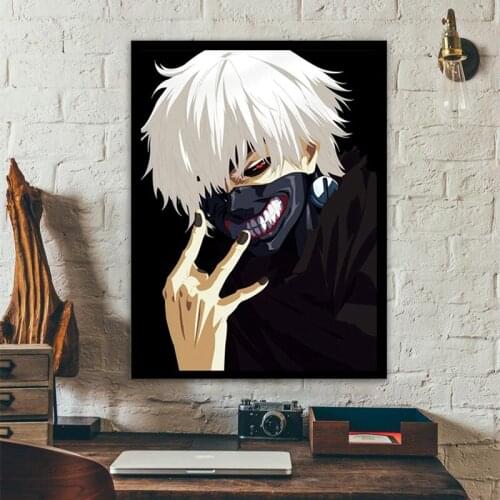 Modern Anime Poster Tokyo Ghoul Kin Muyan Anime HD Print Picture Canvas Painting Wall Art Modular Nordic Home Decor Living Room