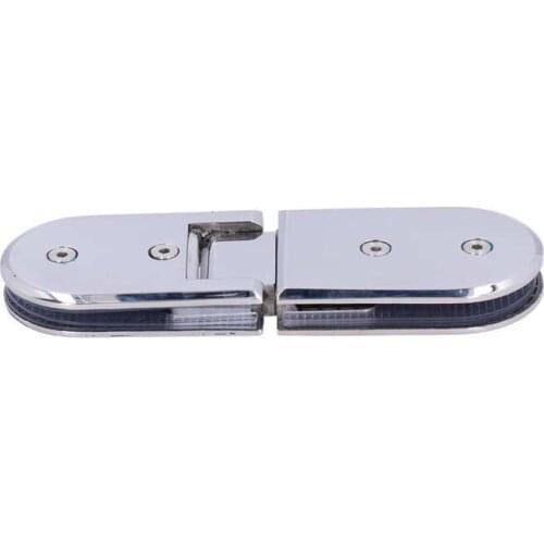 Glass Bracket 8‑12mm Thick Stainless Steel 180 Degree Glass Clip for Bathroom for Home
