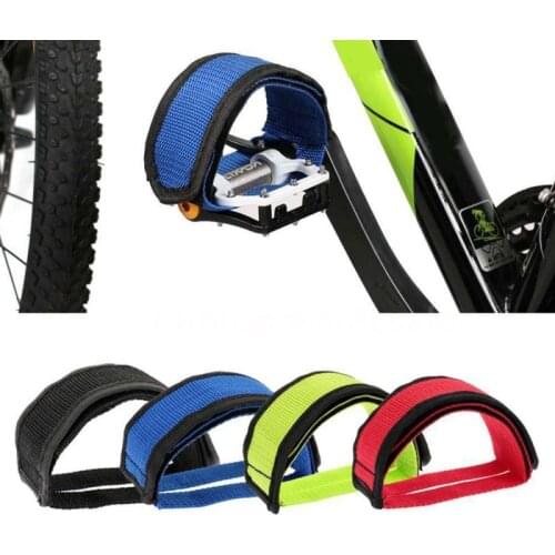 1pc Ultra-light Bicycle Pedal Straps Bicycle Adhesive Straps Pedal Toe Clip Strap Belt Suitable For Outdoor Cycling