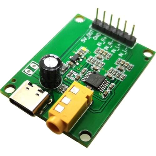 TPA6138 Amp Module Audio Differential Balanced Input to AUX Single-ended 3.5 Output Module