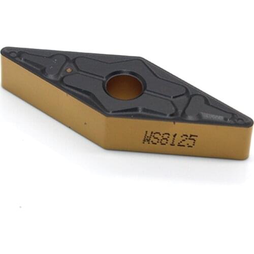 10pcs WS8125 VNMG160404 TM WS8125 VNMG160408 TM External turning tool Tungsten Carbide Insert Lathe Cutter Tool for Steel