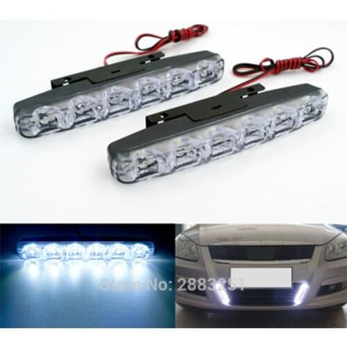 DC12v Waterproof Car LED Day Light Driving Lamp For renault clio duster megane 2 captur logan kadjar fluence accessories
